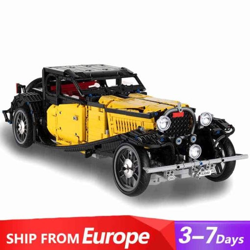 Mould KIng 13080 Bugatti T50 Vintage Technic Car Ideas Creator Building Blocks Kids Toy