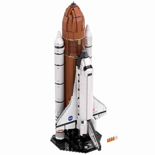 C4657 MOC 46628 NASA Space Shuttle Rocket Toy blocks