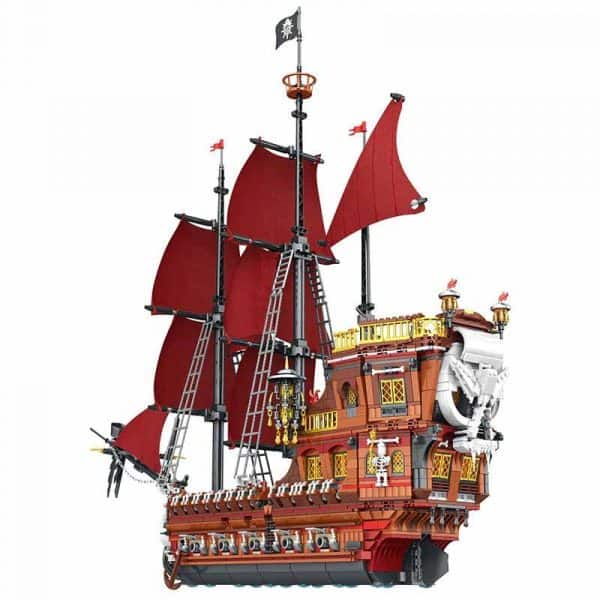 Reobrix 66010 Pirate Revenge Ship pirates of the Caribbean Building blocks kids toy