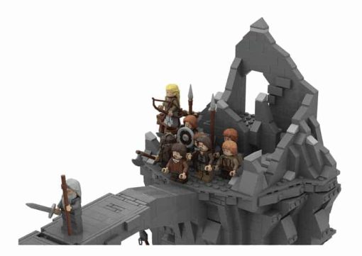 Lord of the Rings Khazad-Dum Bridge With Balrog of Morgoth MOC-27781
