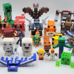 Minecraft Mobs Minifigures Army Kids Toy 6