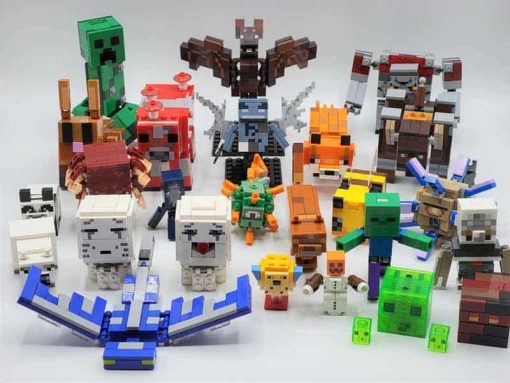 Minecraft Mobs Minifigures Army Kids Toy 6