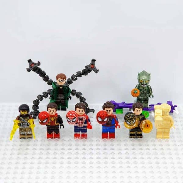 Spider Man No Way Home Marvel 8Pcs Minifigures Army Collection Kids Toy ...