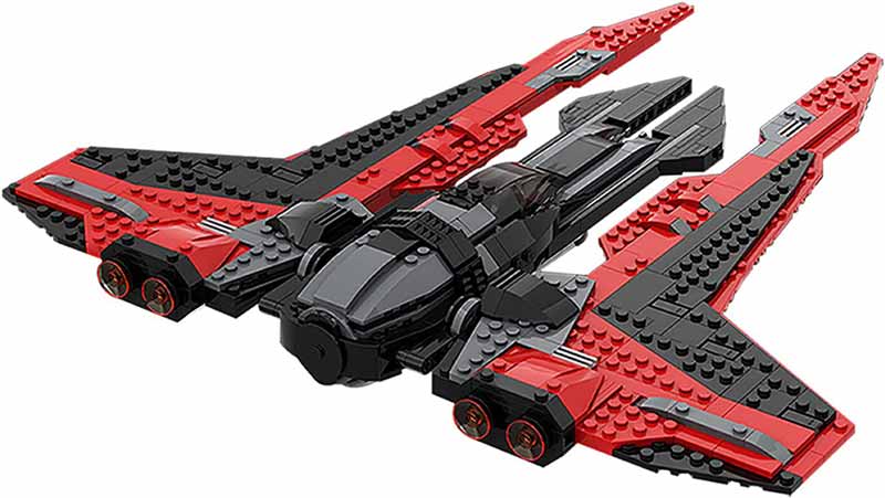 Star Wars Darth Maul's Gauntlet MOC-32053 Ship 735Pcs Building Blocks Kids Toy C4455 |