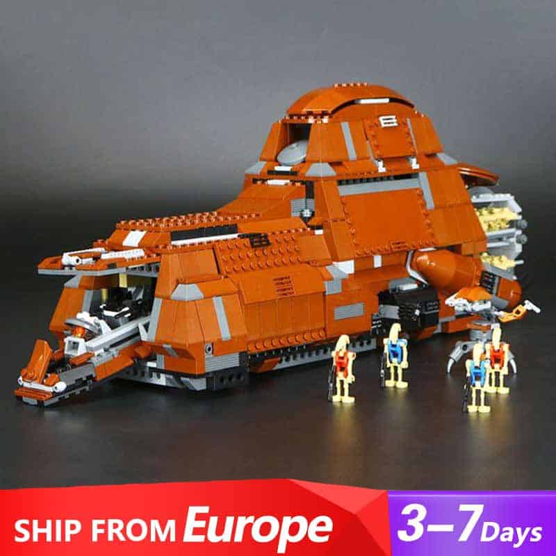 Med vilje Hvilken en dårligt Star Wars Trade Federation Transport Tank MTT 7662 Droid Ship 1338Pcs  Building Blocks Kids Toy 1122 05069 M969 | HeroToyz