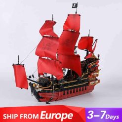 DK6002 pirates of the Caribbean Queen anne revenge 4195 ship Building blocks