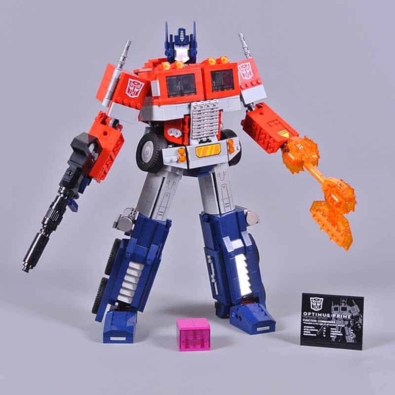 Transformers Optimus Prime Robots Technic 10302 Ideas Creator Series Truck  1508Pcs Building Blocks Kids Toy 77035 9956 10203 3328