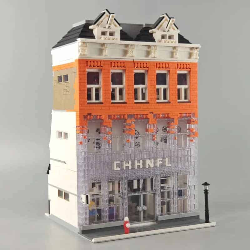 Mould King 16021 Chanel Novatown Crystal House With Lights City