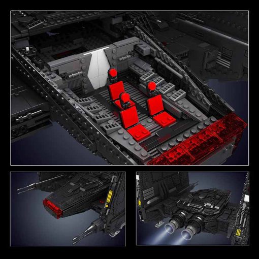 Mould King 21011 Star Wars Command Shuttle Upsilon Shuttle Space Ship UCS Building Blocks Kids Toy