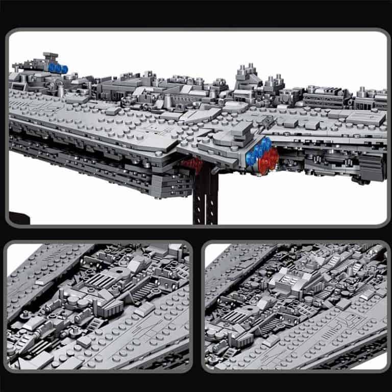 Star Wars Dreadnought Super 18K K109 Star Destroyer Space Ship 2116Pcs ...