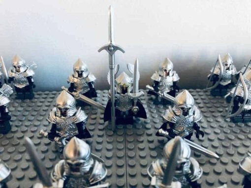 Lord Of The Rings Hobbit Gondor Heavy Army Battalion Minifigures Rings of Power Kids Toy