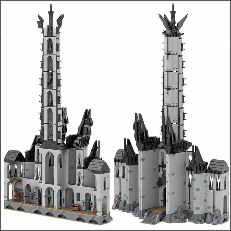 MOC Factory Modular Building 149803 The Lord of the Rings Minas