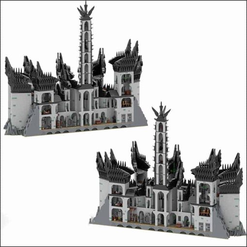 Lord of the Rings Hobbit Rings of Power Minas Morgul MOC-84124 UCS Modular Building Blocks