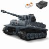Mould King 20014 Tiger Tank Military World War With Remote Control Building Blocks