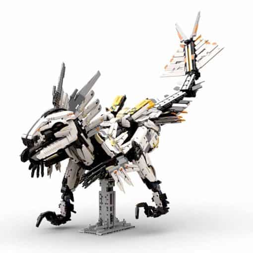 Horizon Zero Dawn Forbidden West Clawstrider Mechanical Robot Raptor Dinosaur UCS Building Blocks Kids Toy