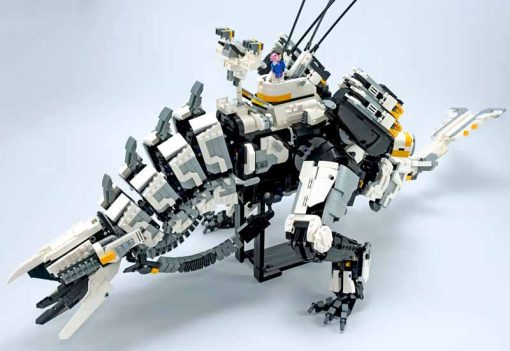 Horizon Zero Dawn Thunder Jaw MOC 15474 Mechanical Robot T Rex Building Blocks 5