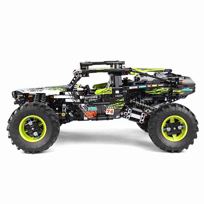 Mould King 18002 Green Hound Buggy Technic Off-Road Truck Motorized Remote  Control 1890Pcs Building Blocks Bricks Kids Toy