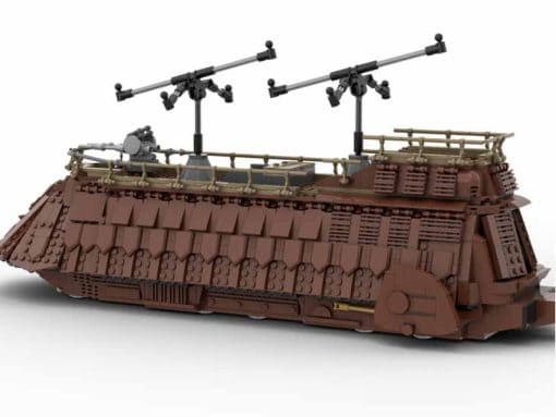 Star Wars Mandalorian Jabba's Sail Barge MOC-65586 Attack Craft Building Blocks