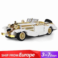 Mould King 10003 K500 Mercedes benz Technic Vintage Classical Race Car Technic Building blocks Kids Toys