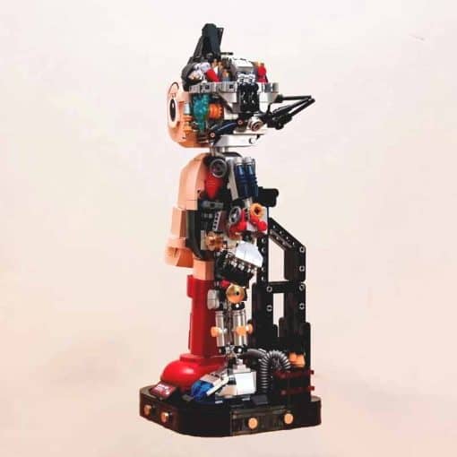 Pantasy 86203 Astro Boy Mechanical Half Clear Version Ideas Creator Anime Building Blocks Kids Toy