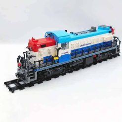 Jiestar 59006 Doomsday Train Locomotive GE Dash 8-40C Technic Zombie Minifigures Building Blocks Kids Toy