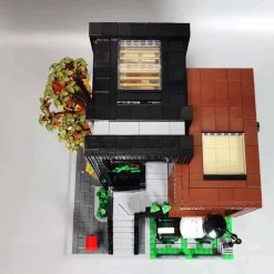 MORK 10205 Modern Villa Nova Town City Street View Modular Building Blocks Kids Toy