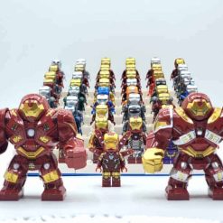 Marvel Iron Man All Suits Complete Collection MK1 - MK85 Set Minifigures Kids Toy