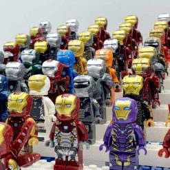 Marvel Iron Man All Suits Complete Collection MK1 - MK85 Set Minifigures Kids Toy
