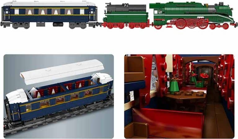 Mould King 12007 German BR18 201 Express Train Locomotive Technic With ...