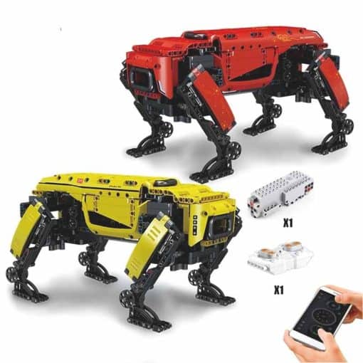 Mould King 15067 15066 Robot Dog Technic MK Dynamics Motorized RC Building Blocks Kids Toy