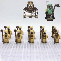 Star Wars Boba Fett Tusken Raiders Sand People Army Minifigures Kids Toy 1