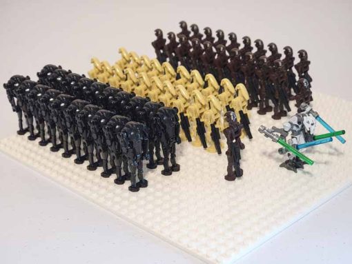 Star Wars Mandalorian Commando Droid Battle Droids Army Minifigures General Grievous