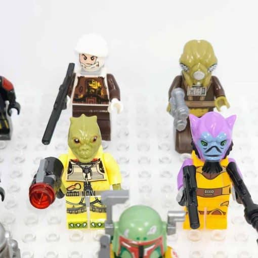 Star Wars Mandalorian Boba Fett Bounty Hunter Guild Minifigures Kids Toy