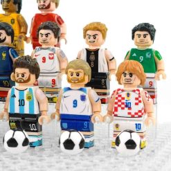 FIFA Football World Cup Soccer Minifigures Ronaldo Messi Neymar Kids Toy