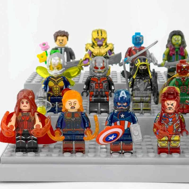 Marvel Avengers End Game 22 Minifigures Collection Iron Man Thor Hulk  Captain America Kids Toy Gift