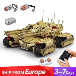 Mould King 20011 Mammoth Tank Panzer MKII Technic With Remote Control Building Blocks