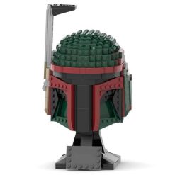 Star Wars Mandalorian Boba Fett MOC-128334 Helmet Bust Mask Building Blocks Kids Toy