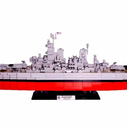 WW2 USS Missouri (BB-63) 1:200 MOC-31764 Military Warship Iowa-Class Battleship Building Blocks