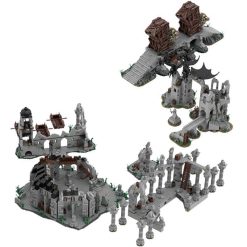 Lord of the Rings Hobbit Fall of Osgiliath UCS MOC-78270 Modular Building Blocks Kids Toy