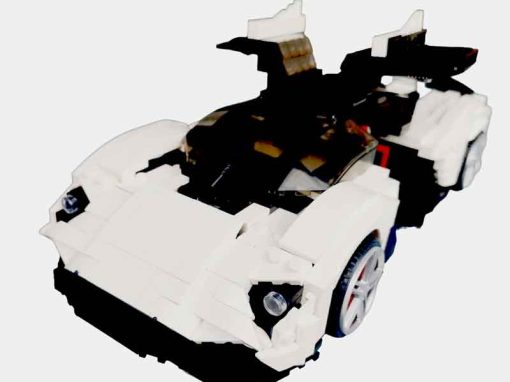 Mould King 10016 AS-Valkyrie Technic Super Race Car Building Blocks Bricks