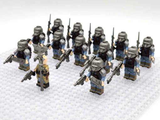 Warhammer 40K Death Korps of Krieg Psyker with Pyro Soldiers Minifigures Army Collection
