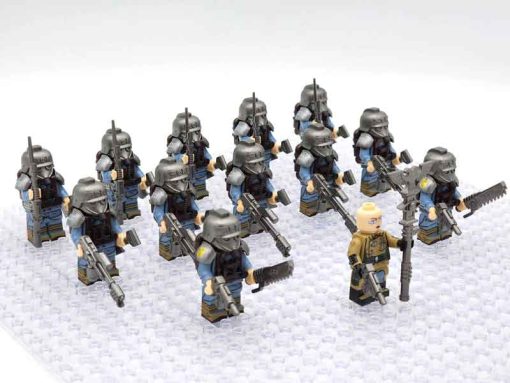 Warhammer 40K Death Korps of Krieg Psyker with Pyro Soldiers Minifigures Army Collection