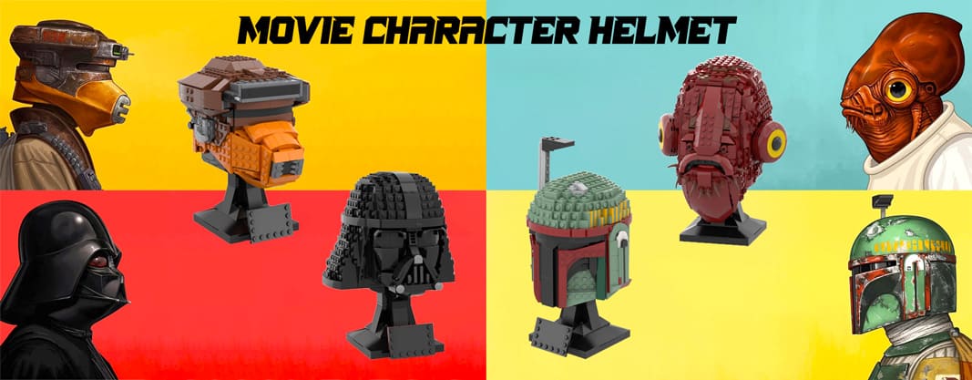 HeroToyz MOC Movie Character Helmet banner HQ