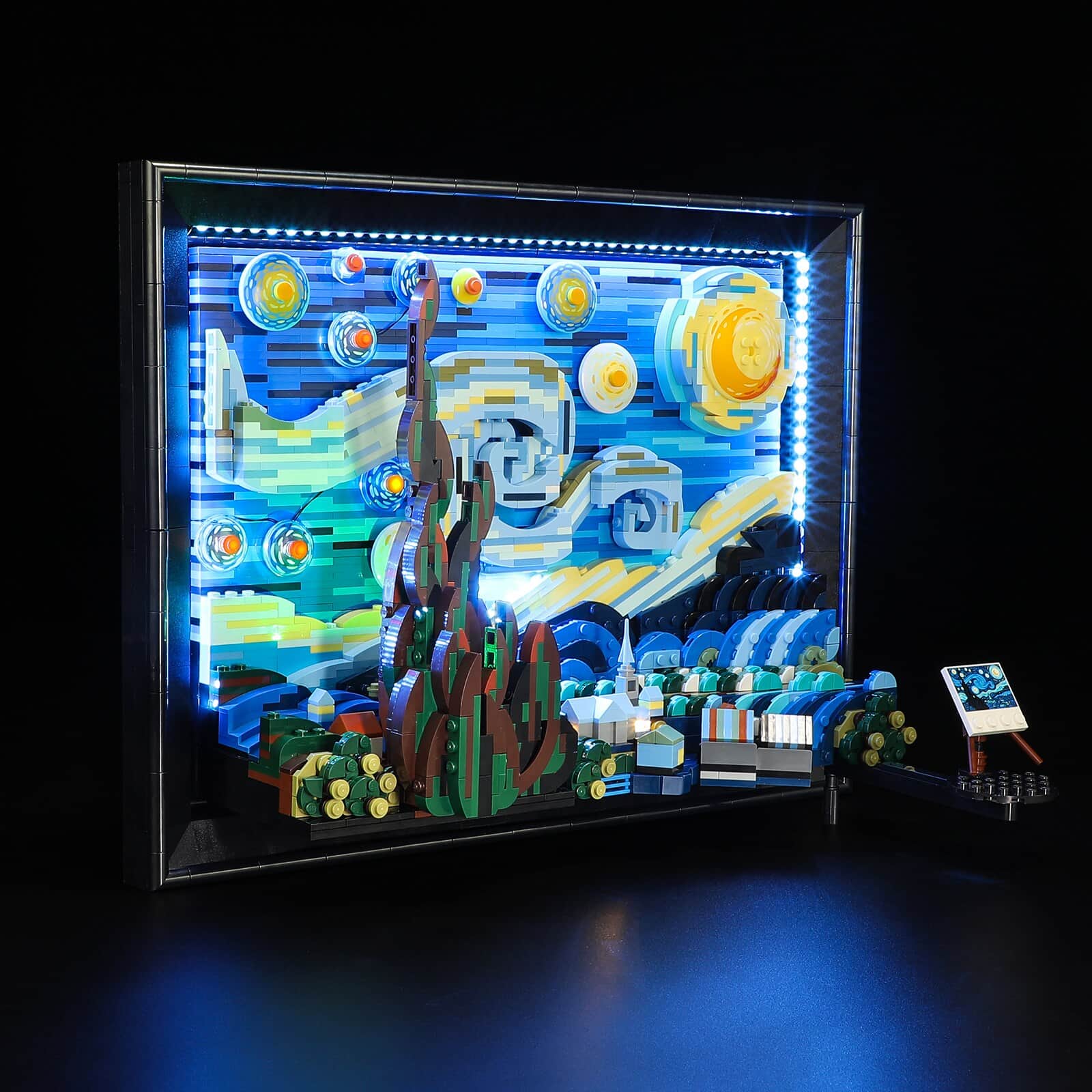 Acrylic Display Case for LEGO Vincent Van Gogh Starry Night