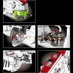 Mould King 21066 Star Wars Republic Gunship LAAT-1 Star Cruiser UCS Building Blocks