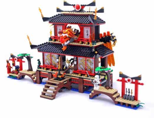 Ninjago Movie The Fire Temple 2507 Customized 1210Pcs Building Blocks ...