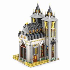 Reobrix 66027 Medieval Church European Architecture Modular Building Blocks Bricks