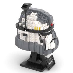 Star Wars Commander Wolffe MOC-95367 Helmet Bust Mask Collection Building Blocks