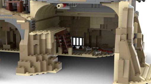 Star Wars Mandalorian Boba Fett's Throne Room Daimyo's Palace MOC-108238 UCS Building Blocks