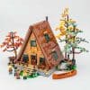 A-Frame Cabin 21338 Ideas Creator Street View Modular Building Blocks Kids Toy 67001